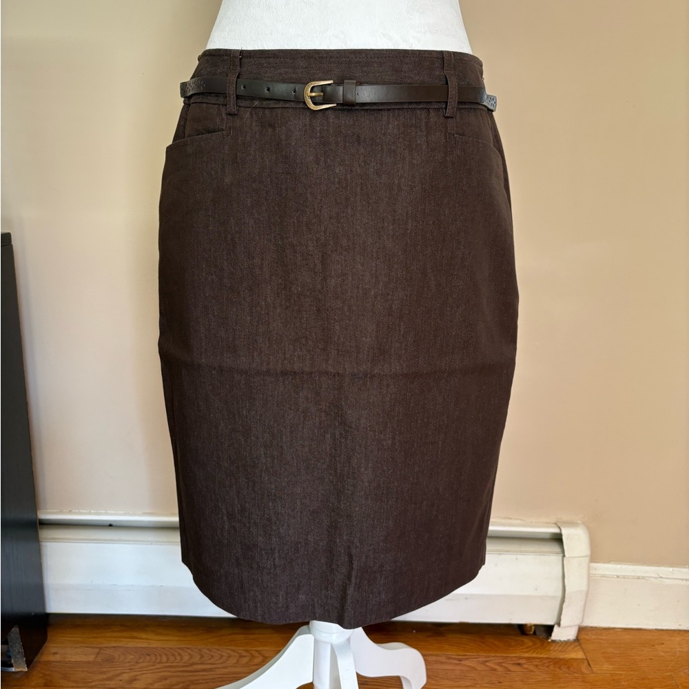 🎾Belted A-Line Skirt